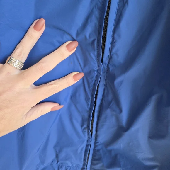 ProSpirit Windbreaker Jacket Mens M Blue Removable Hood - Picture 9 of 9